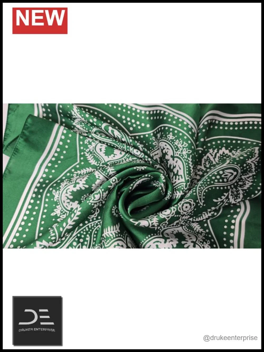 Satin Scarf - Soft Silky Lightweight Hair Wrap Neck Head Bandana